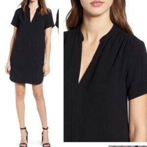 Lush All In Favor Hailey Crepe Shift Dress Size XS